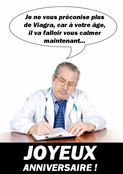 Un docteur qui te souhaite un joyeux anniv